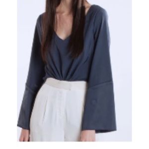Afternoon Bell Top- Navy